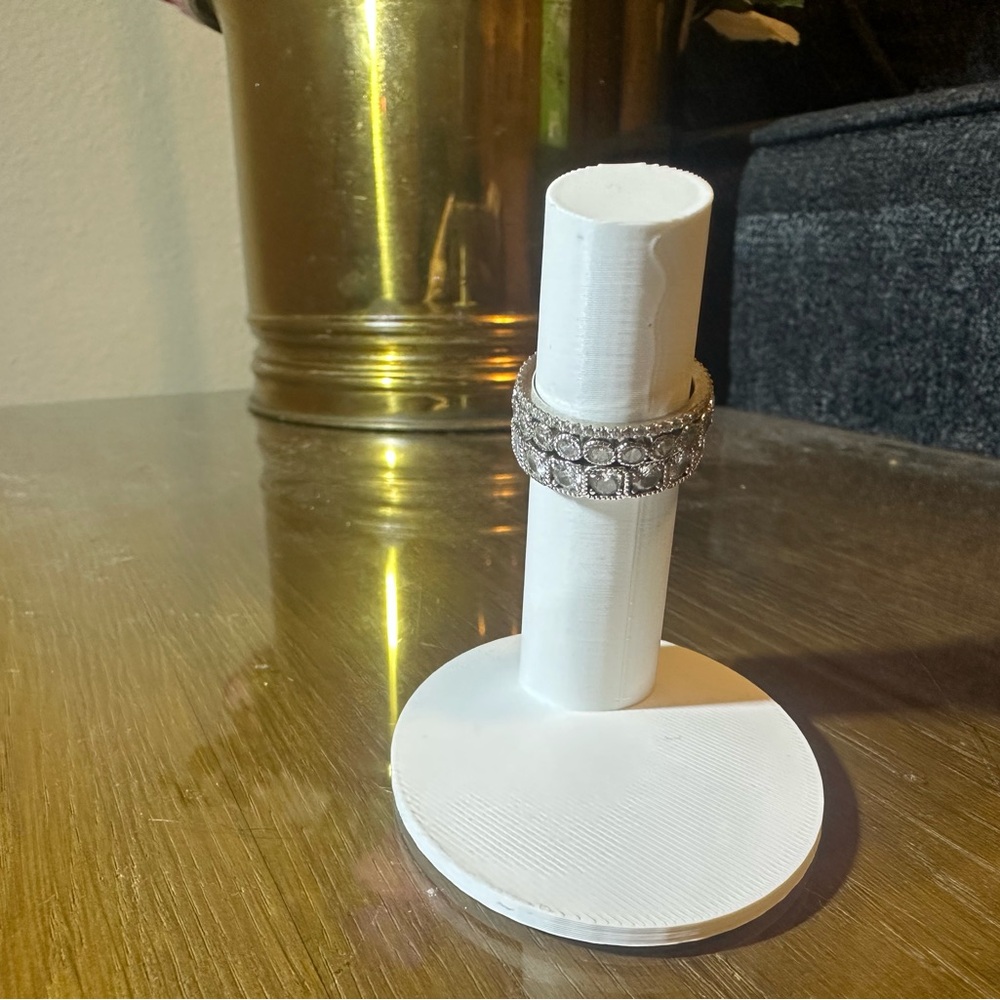 Elegant Silver Women's Ring Stack - image 3